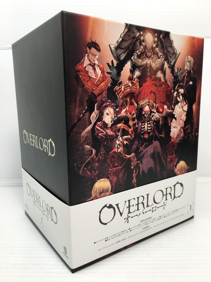 TVアニメ オーバーロード I 1期 ブルーレイ Blu-ray 全6巻 書き下ろし小説 三方背ケース付き 現状品