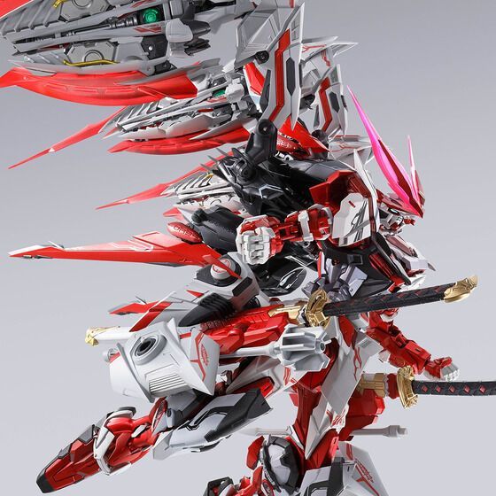 新品 交換用パーツ付属 メタルビルド ガンダム アストレイ レッドドラゴニクス レビュー】「METAL BUILD ガンダムアストレイ レッドドラゴ