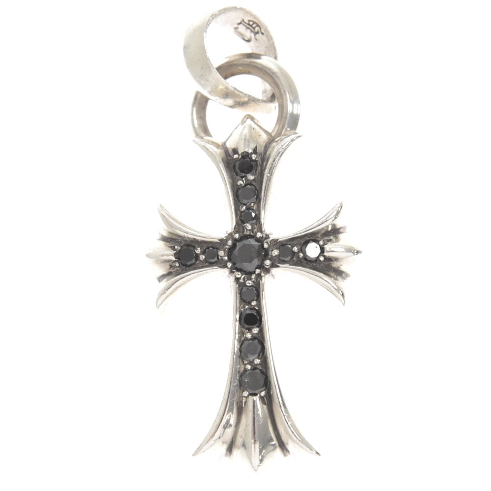 CHROME HEARTS (クロムハーツ) CH CRS SML W BALE P/BLKDIA Wベイル 