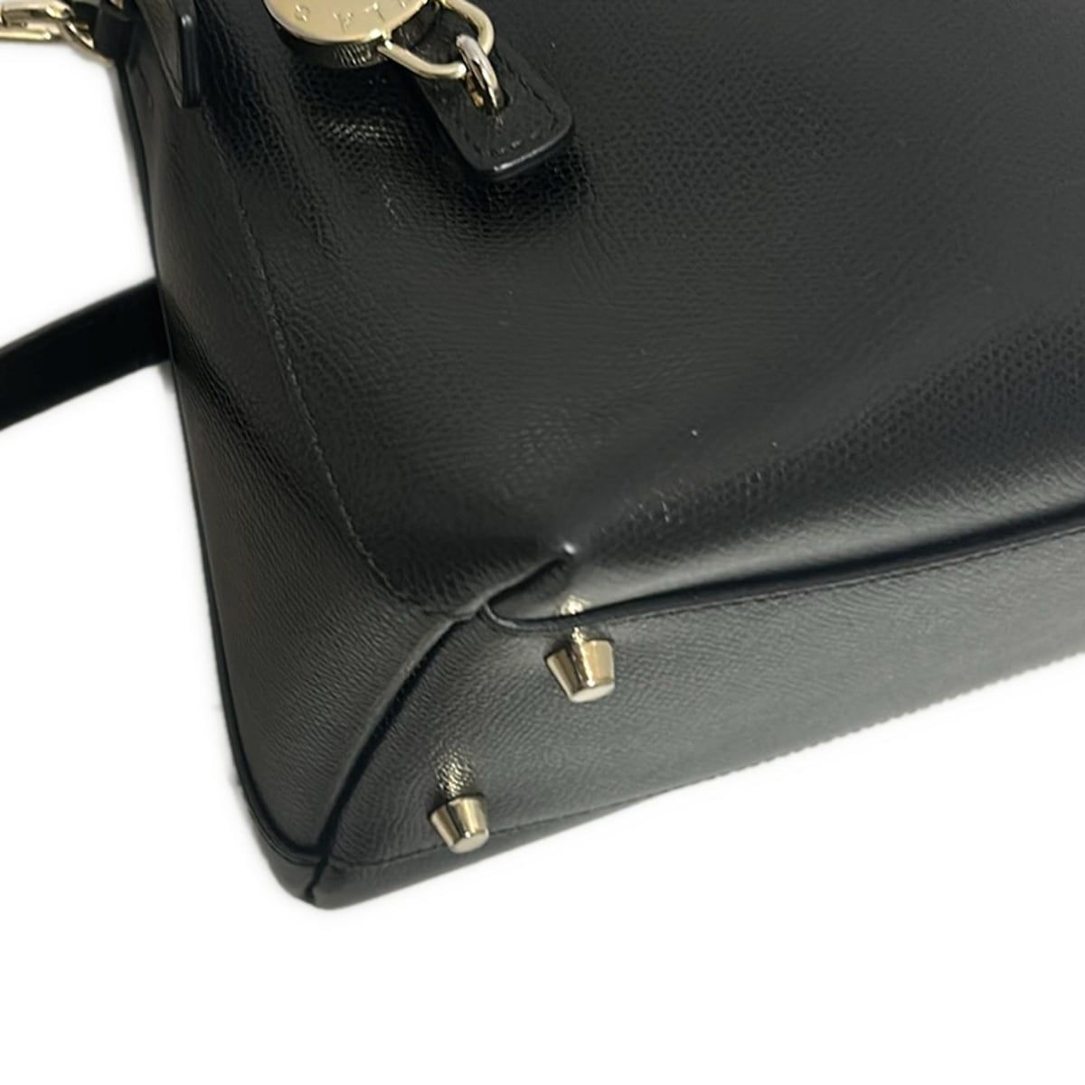 【極美品】 FURLA ハンドバッグ パイパー ブラック 黒 2way　レザー FURLA ハンドバッグ 2way レザー パイパー 黒色 ショルダー