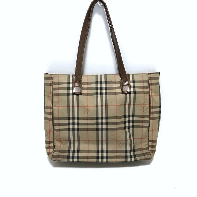 ○バーバリー ノバチェックトートバッグ /am-A-207-5543-5.65