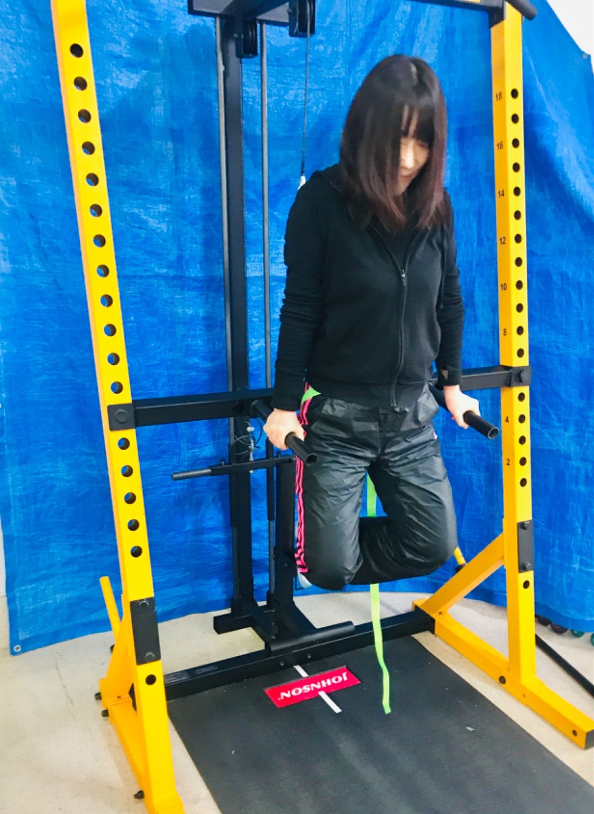 パワーテック社ハーフラック(WB-HR16)専用　ラットロー 奥柱・スタック式 パワーテック社ハーフラック(WB-HR16)専用 ラットロー 奥柱