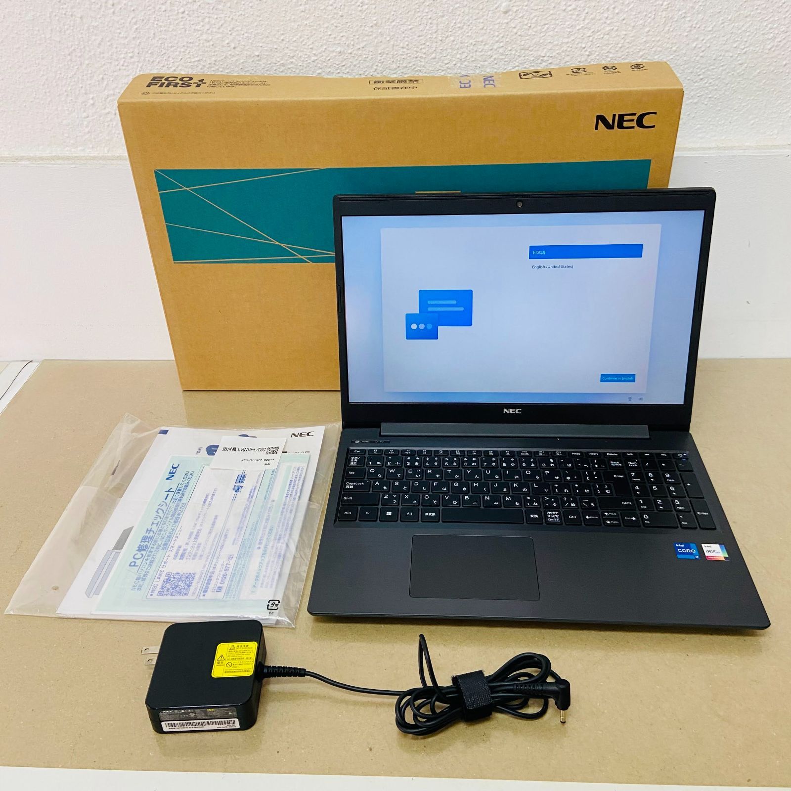 初期化済み 動作良好 爆速発送 NEC LAVIE Direct N15 PC-GN287LGAS i7