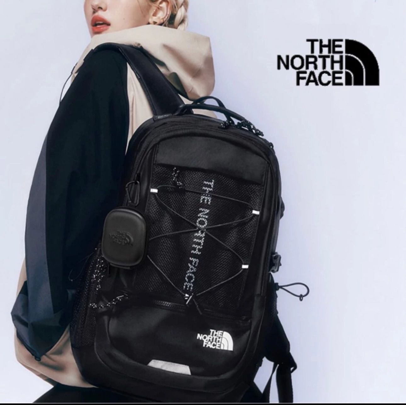 【新品】日本未発売 ノースフェイス　リュック　スーパーパック　黒　ブラック　人気 新品】日本未発売 ノースフェイス リュック スーパーパック 黒