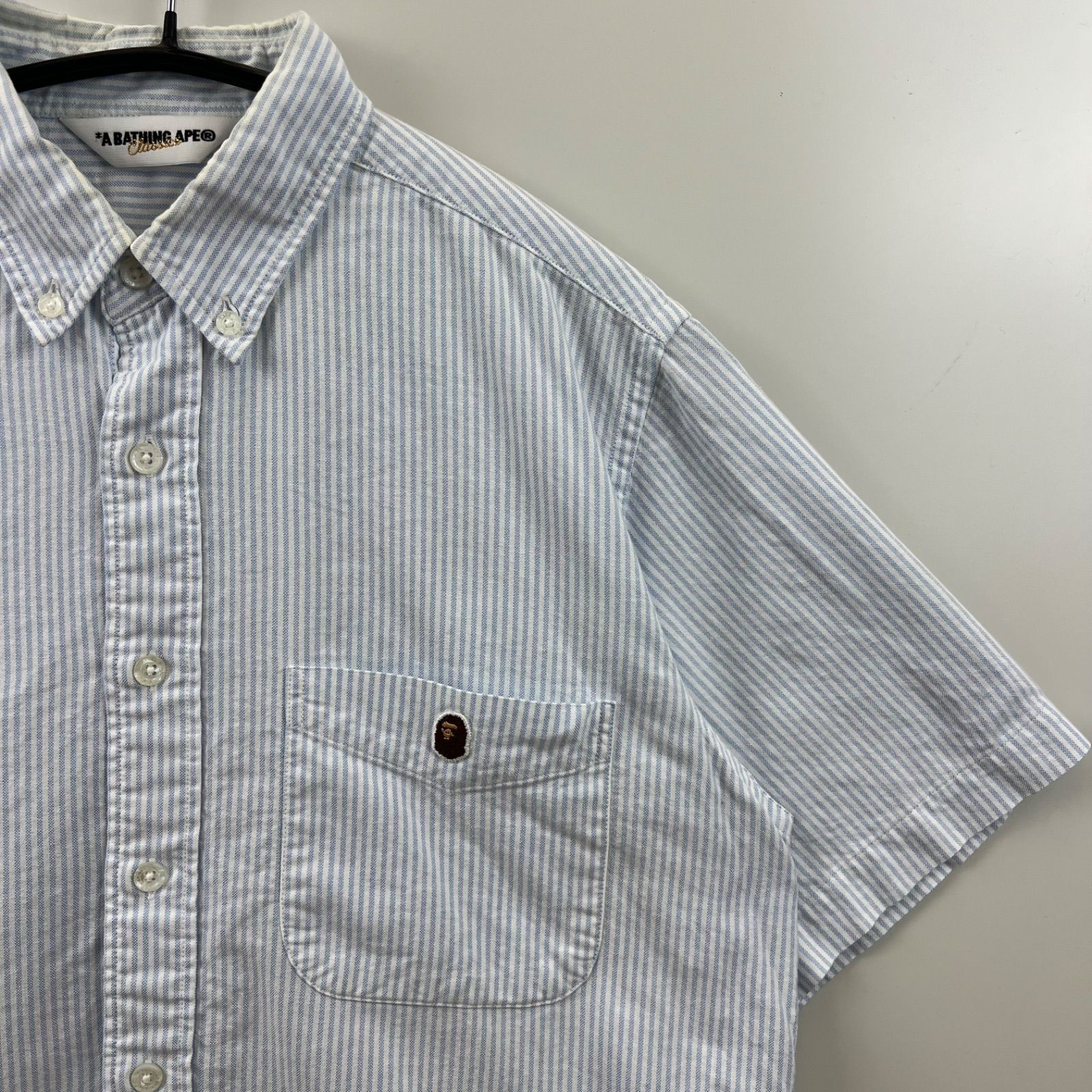 A BATHING APE archive OXFORD BD shirts L アベイシングエイプ