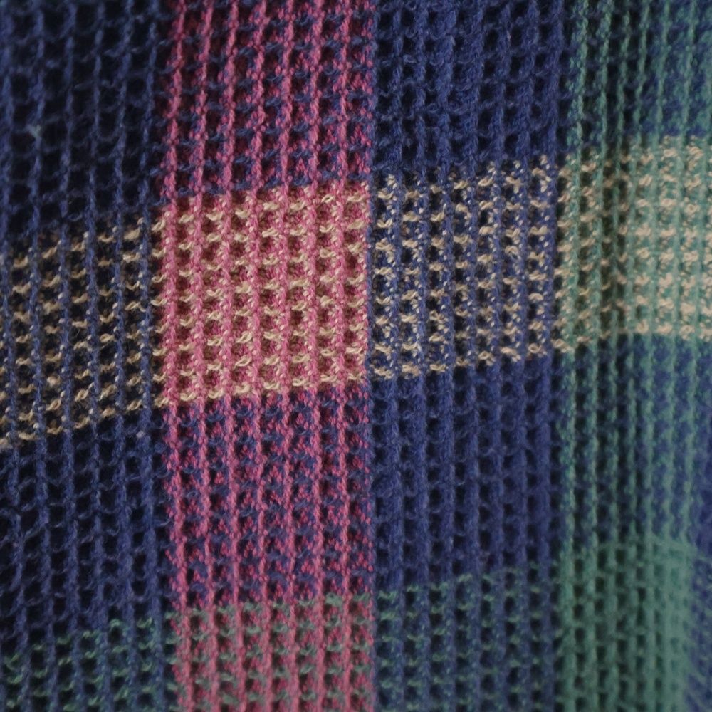 SUPREME (シュプリーム) 24AW Waffle Plaid Hooded Shirt ワッフル