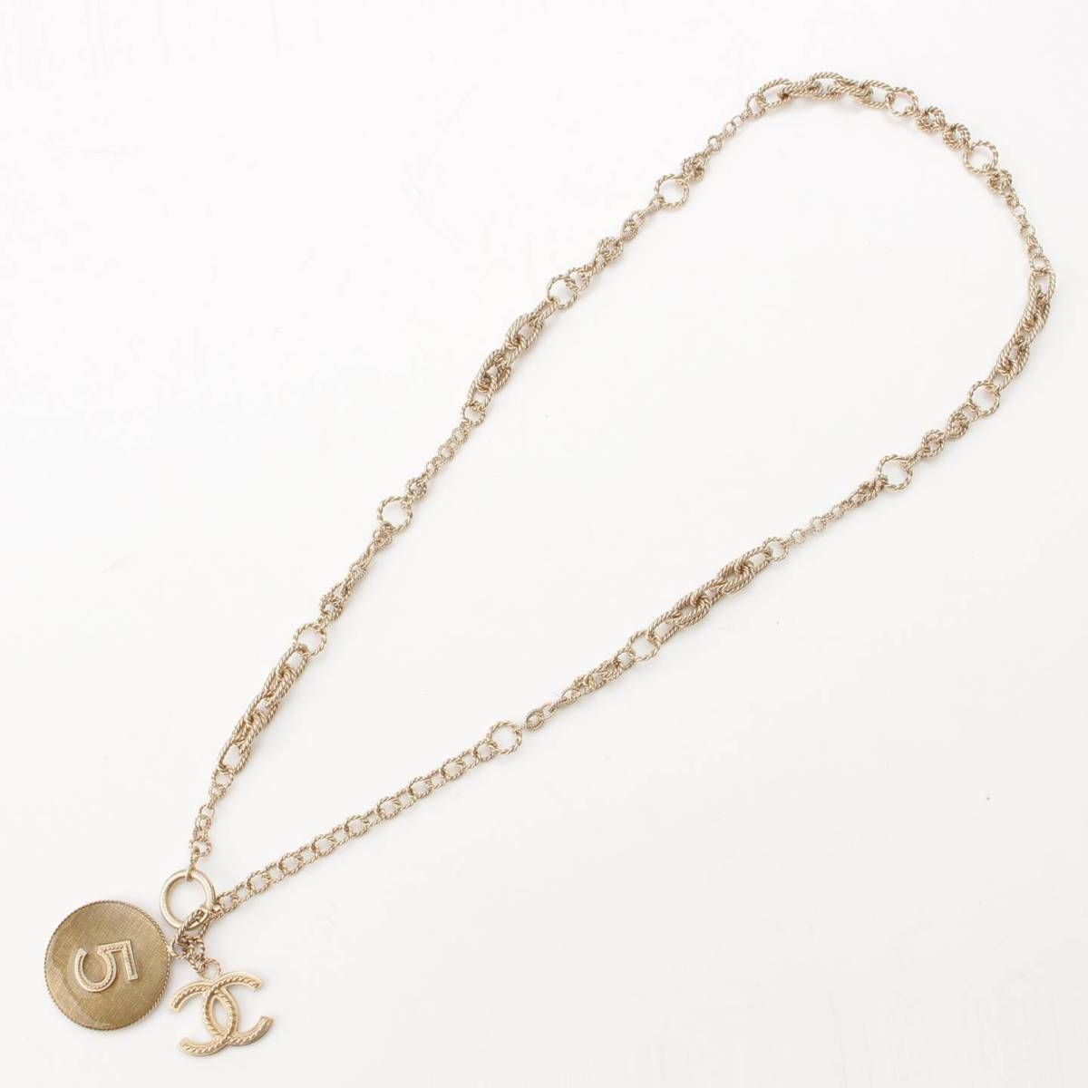シャネル】Chanel B13P ココマーク No5 チェーンベルト ネックレス 