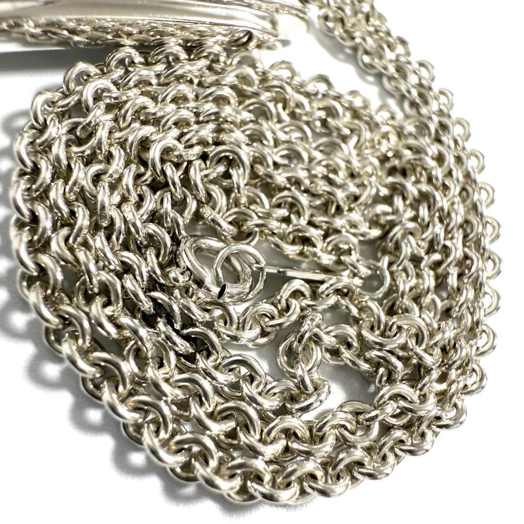 人気】ティファニー メンズ プレート ペンダント ネックレス シルバー