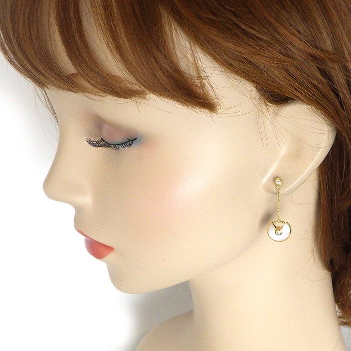 カルティエ Cartier ピアス アミュレット XS スウィング ドロップ  