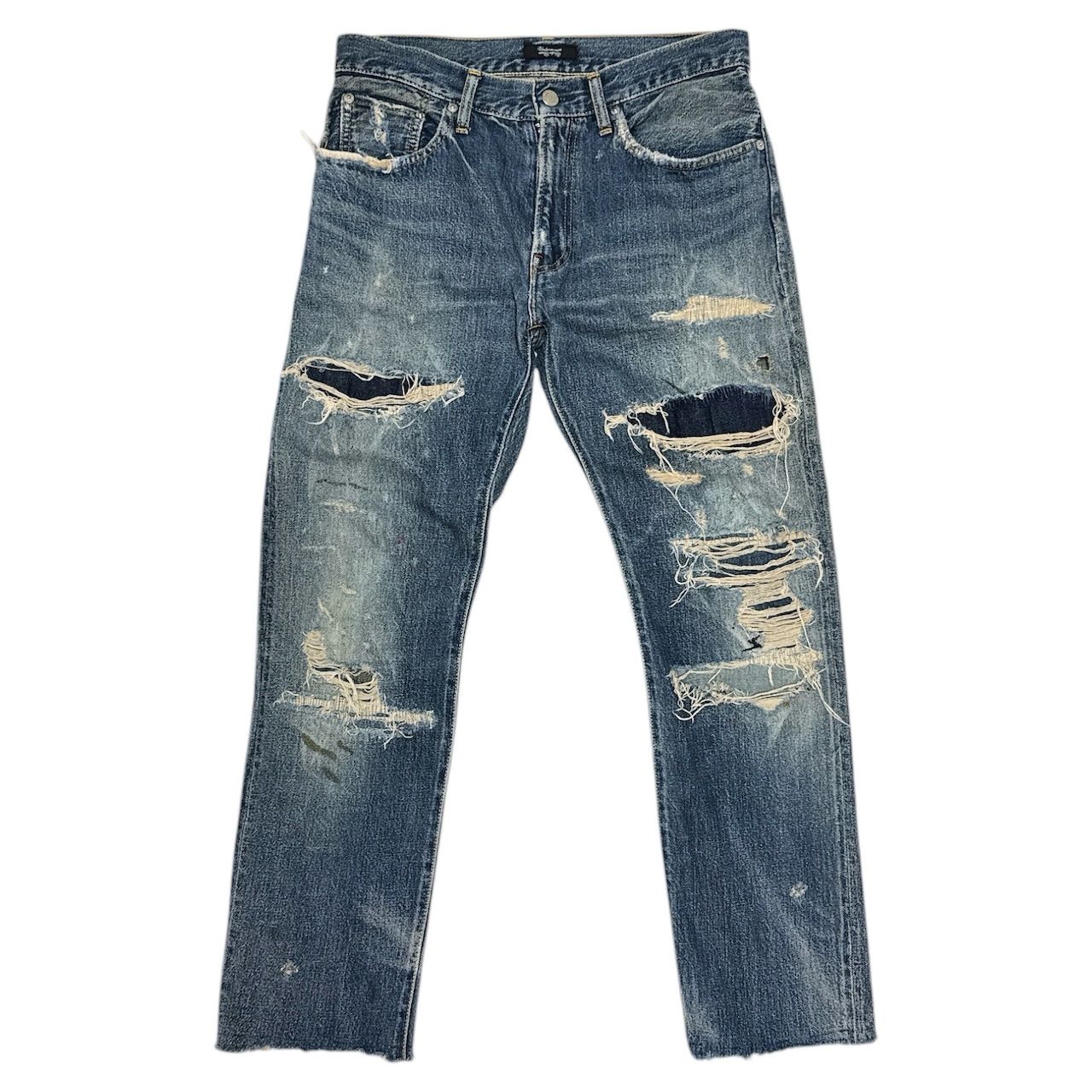UNDERCOVER ISM　12AW Damaged Repair denim