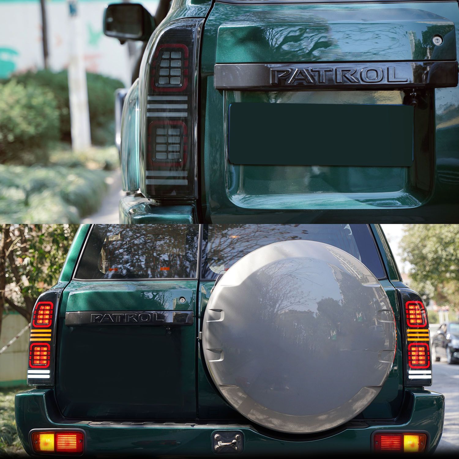 日産 途楽Y61 Patrol 05-22モデルLEDテールライトアセンブリ 10.10LY158再 げ