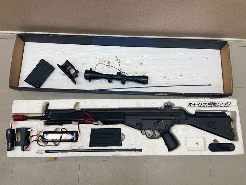 モデルガン 黒 楽天市場】□フルセット□ ガスブローバック マシンガン AKX（ガス