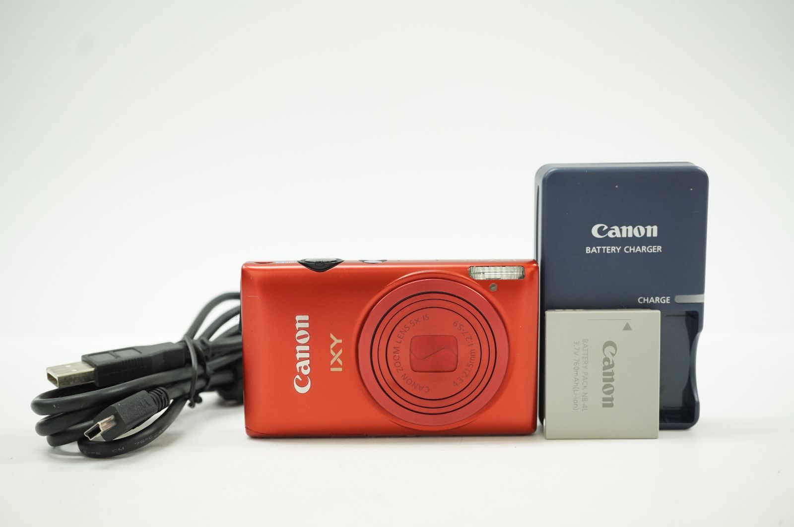 C131428)Canon IXY 410F レッド コンパクトデジタルカメラ 【公式通販】