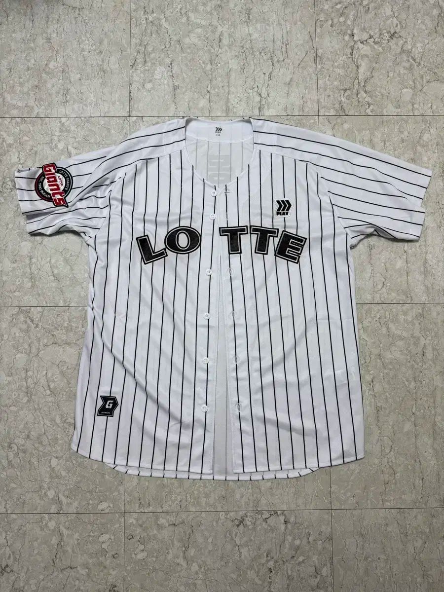XL ロッテ ジャイアンツ オールドストライプ アセンティック 尹棟熙 ユン ドンヒ マーキング