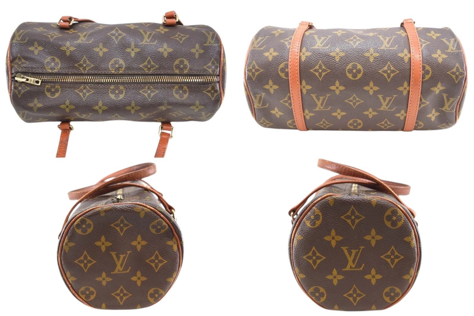 美品！！Louis Vuitton パピヨン　26 ミニボストンバッグ 美品】 ルイヴィトン パピヨン26 モノグラム ハンドバッグ ミニ