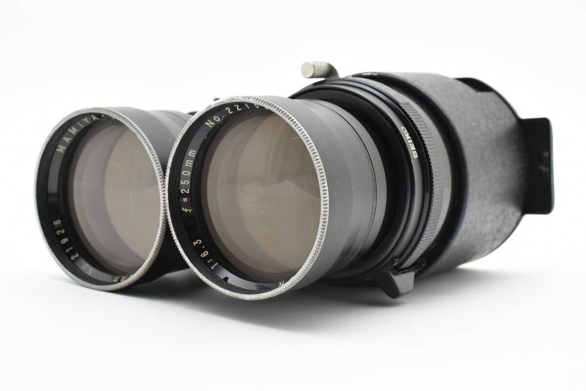 マミヤ MAMIYA SEKOR 250 mm F 6 3 二眼レフカメラレンズ C 220 33 330用 089