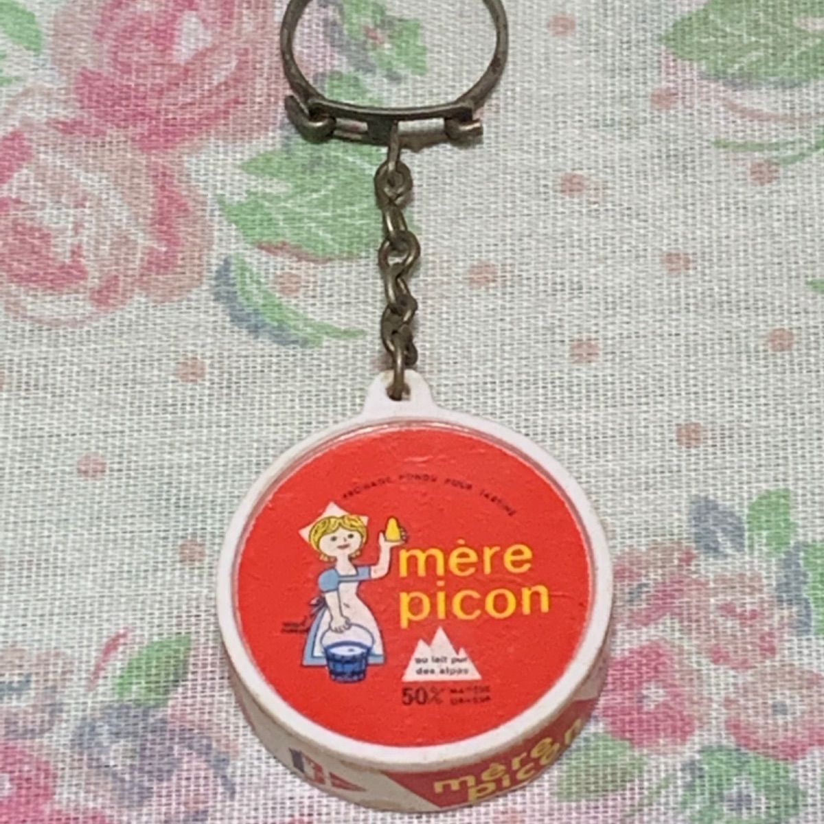 ♡可愛いフレンチ雑貨 キーホルダー ♡チーズ♡パッケージ me're picon