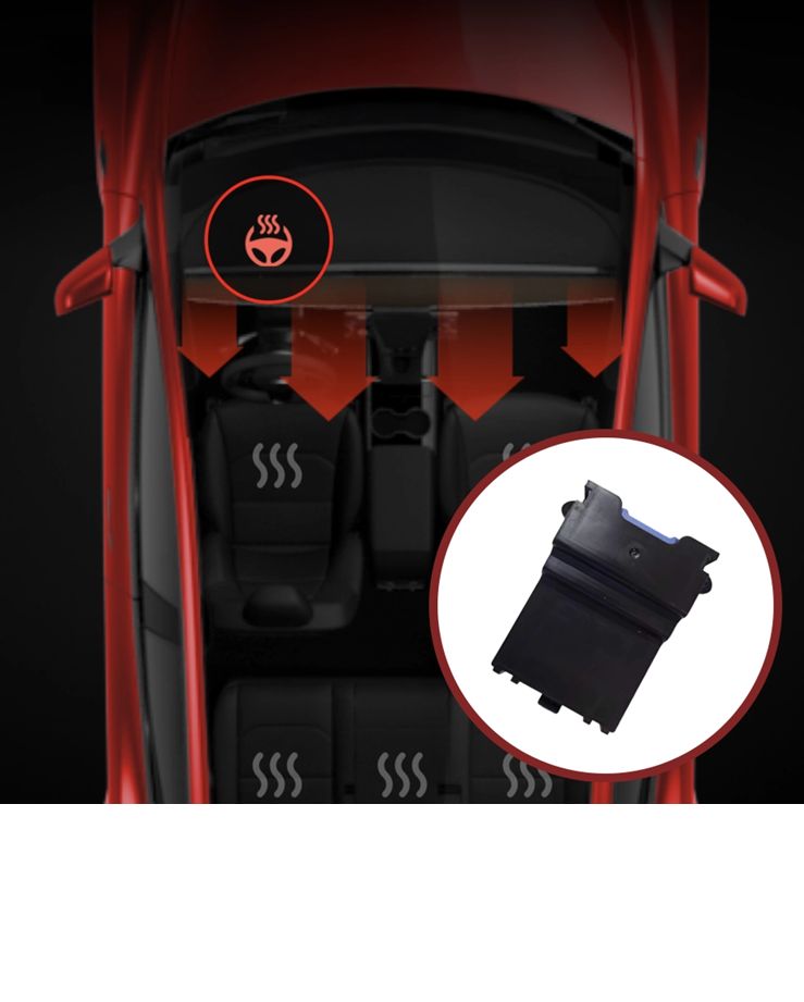  【新品】【EVOffer製】TESLA Model 3 Heated Steering Wheel Module その他