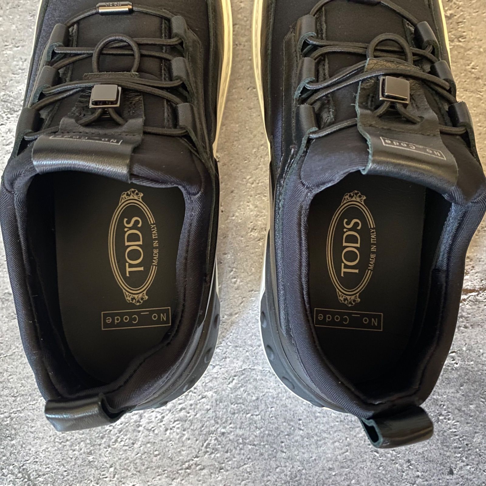 新品 TOD'S No_Code レザースニーカー ラグジュアリースニーカー