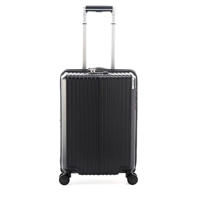 4営業日で発送 A.L.I ALI07518W スーツケース ジッパータイプ 38L 拡張機能付き マットブラック ALI-075-18W