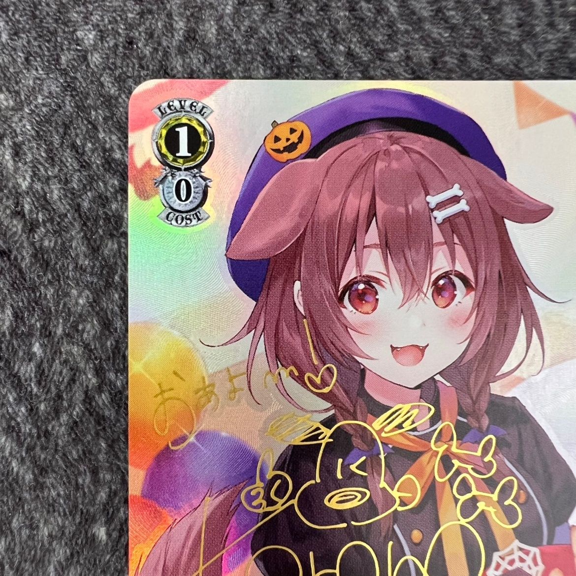 状態B】お誕生日会 戌神ころね SP サイン HOL/W91/T060SP