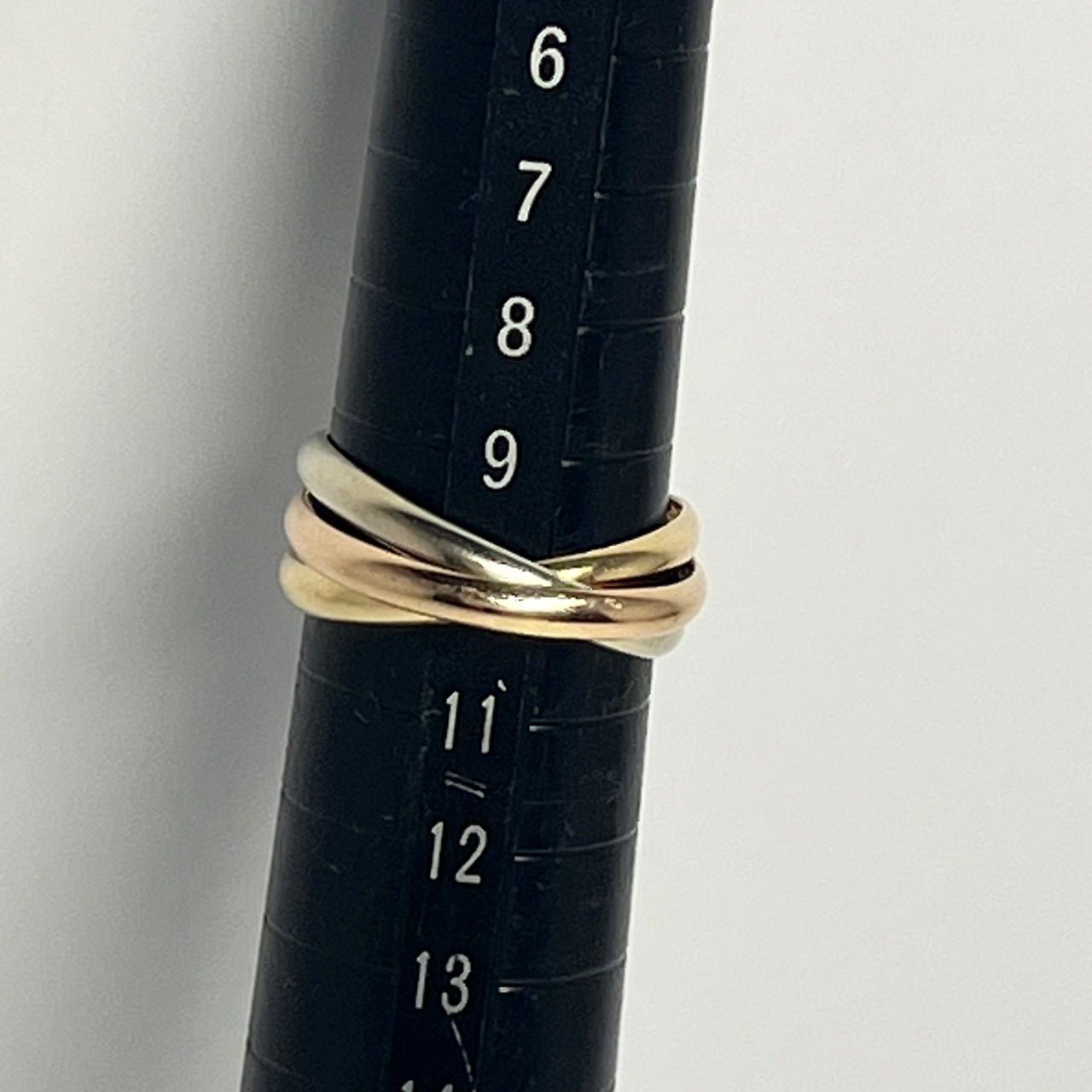 Cartier カルティエ トリニティ 750ゴールド 3連50号 K18 Cartier - カルティエ トリニティ リング LM 750 K18 3カラー