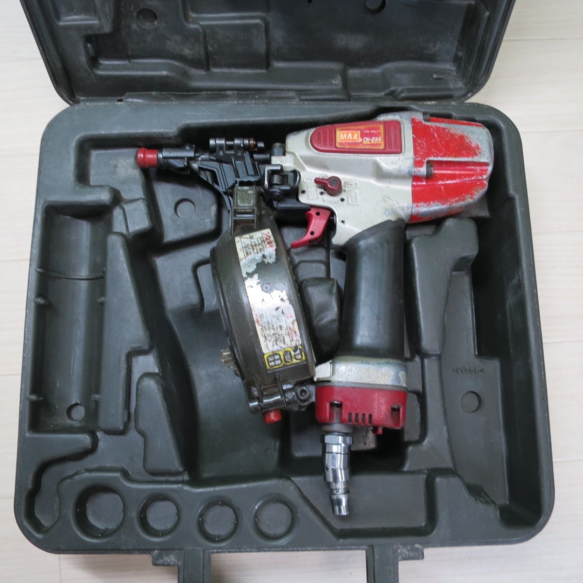 マックス MAX 38mm 常圧 釘打機 コイル ネイラ CN-238 ケース付き 釘打ち MAX エア工具