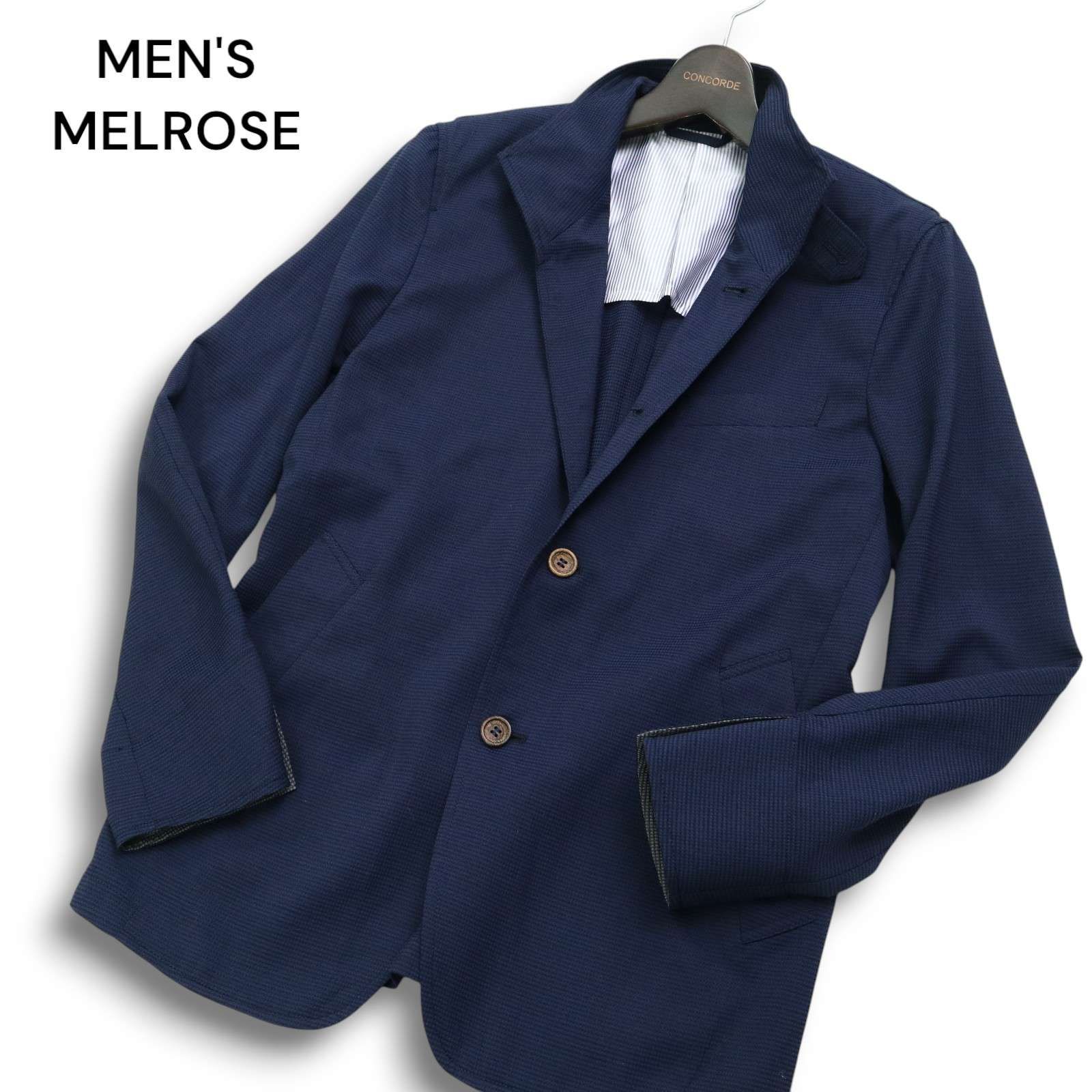 MEN'S MELROSE メンズメルローズ 春夏 麻 リネン混☆ 襟ワイヤー