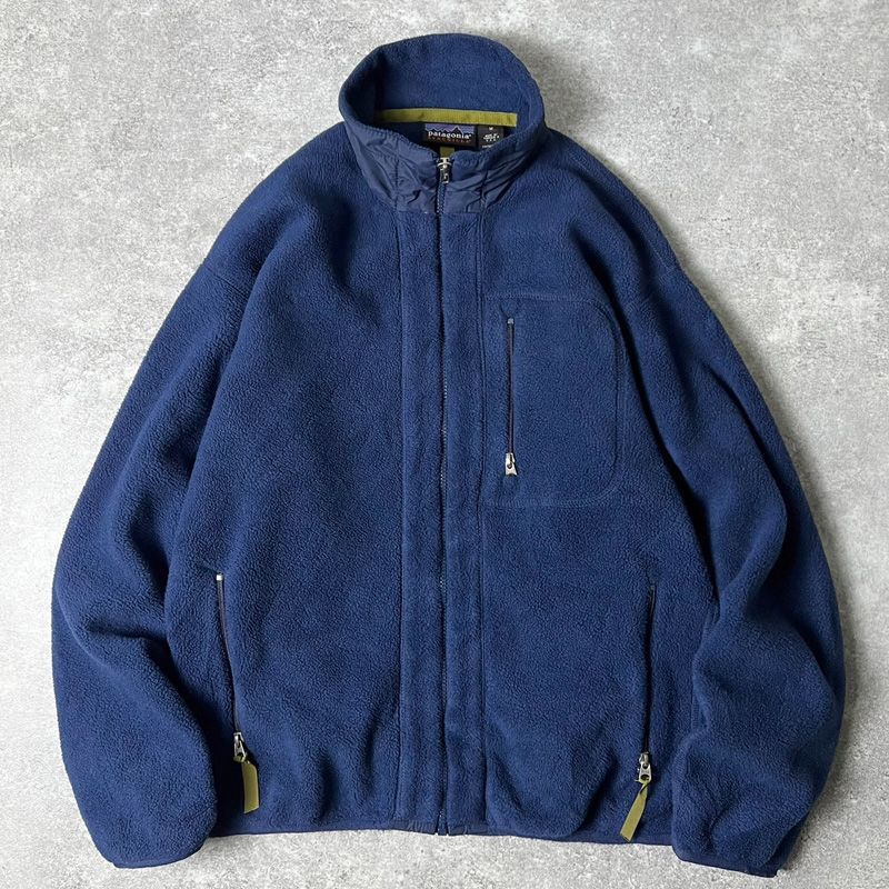 名作 90s 98年製 USA製 Patagonia フルジップ シンチラ フリース 