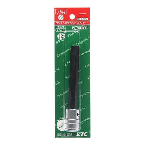 BFJ1042155 ロングヘキサゴンソケット KTC BT3-12L-S リペアキットにより、先端ビットの交換が可能です。六角穴付ボルト(キャップスクリュー)を締緩する為のレンチ。 BFJ1042155