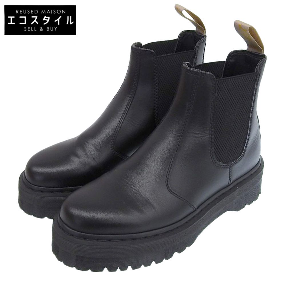 Dr.Martens ドクターマーチン Dr.Martens ドクターマーチン QUAD クアッド プラットフォーム チェルシーブーツ サイドゴア シューズ メンズ ブラック 8 2976 8 UK