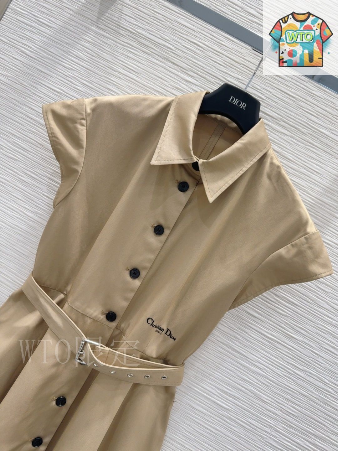 今日特価】Christian Dior トレンチコートワンピース-1 - メルカリ