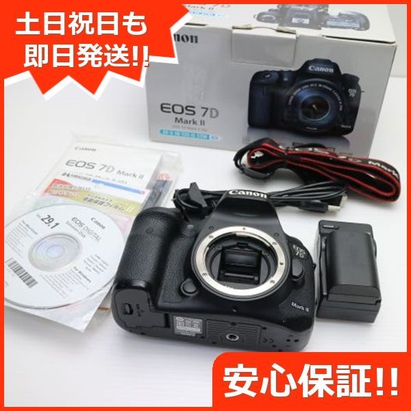 EOS 7D Mark II ブラック 一眼レフ Canon 本体 土日祝発送OK 02000