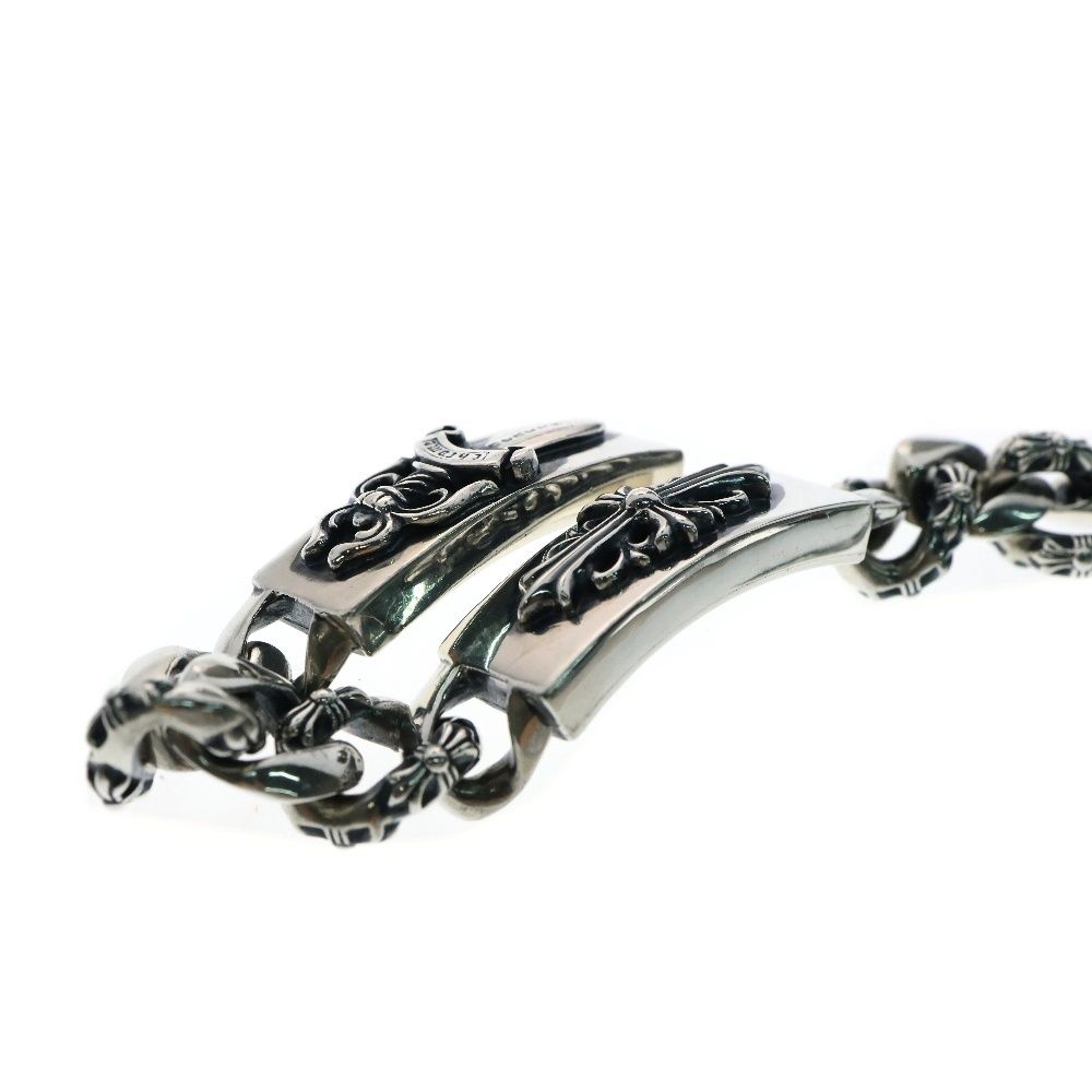 クロムハーツ ID DBL FLRL DGGR/ダブルIDフローラルダガー シルバー