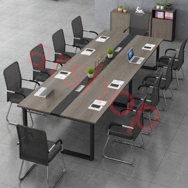 Amazon.co.jp: 会議机 会議用テーブル 8人用 ミーティングテーブル