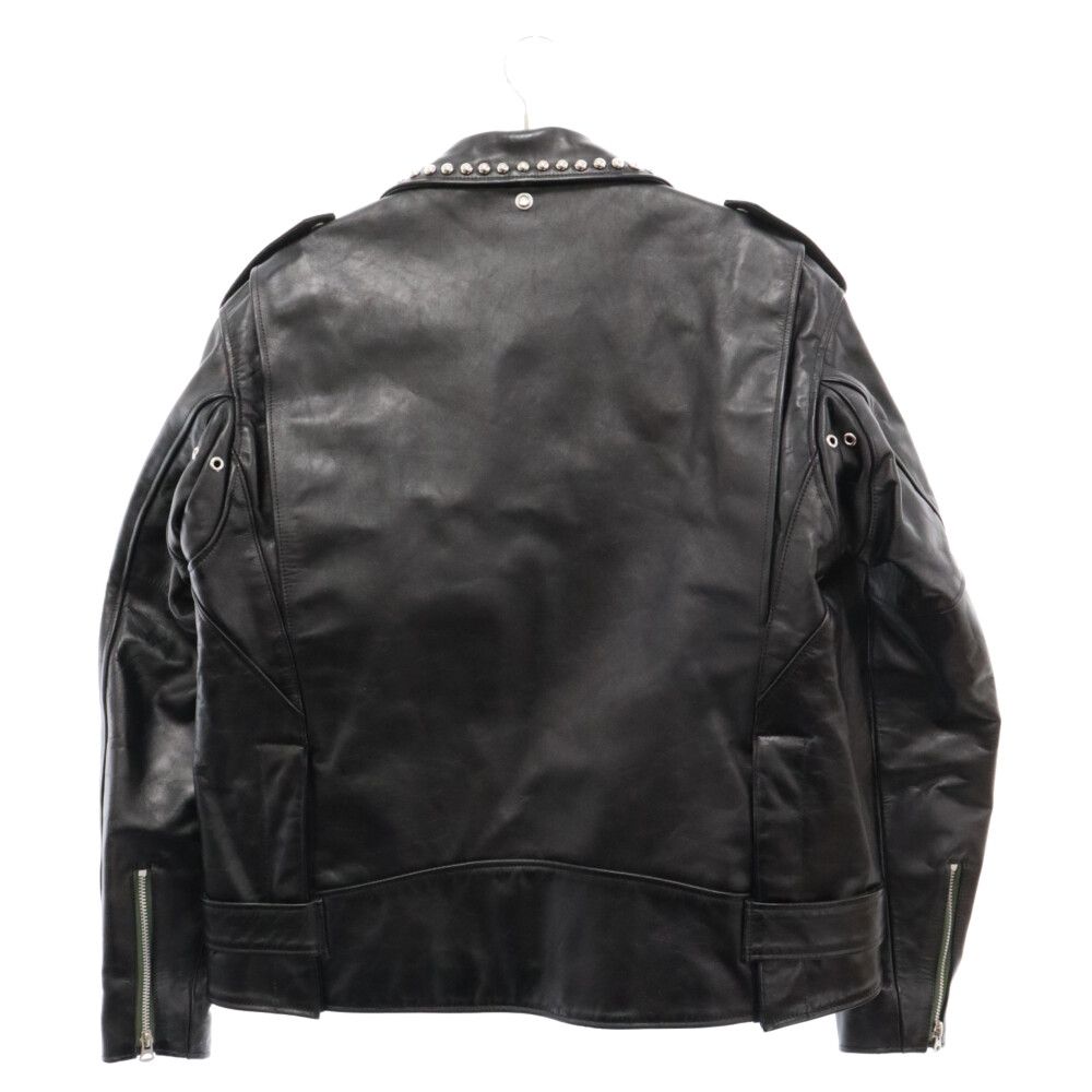 Sacai (サカイ) 22AW×SCHOTT Leather Studs Blouson スタッズダブル