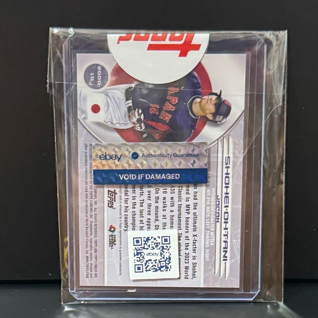 2023 Topps FINEST WBC 日本代表 大谷翔平 直筆サインカード