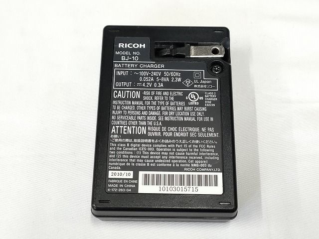  RICOH リコー 充電器 BJ 10 バッテリー チャージャー DC 4 2 V 品 デジタルカメラ 外観良好 ppp 2440 デジカメ用充電器 カメラアクセサリー