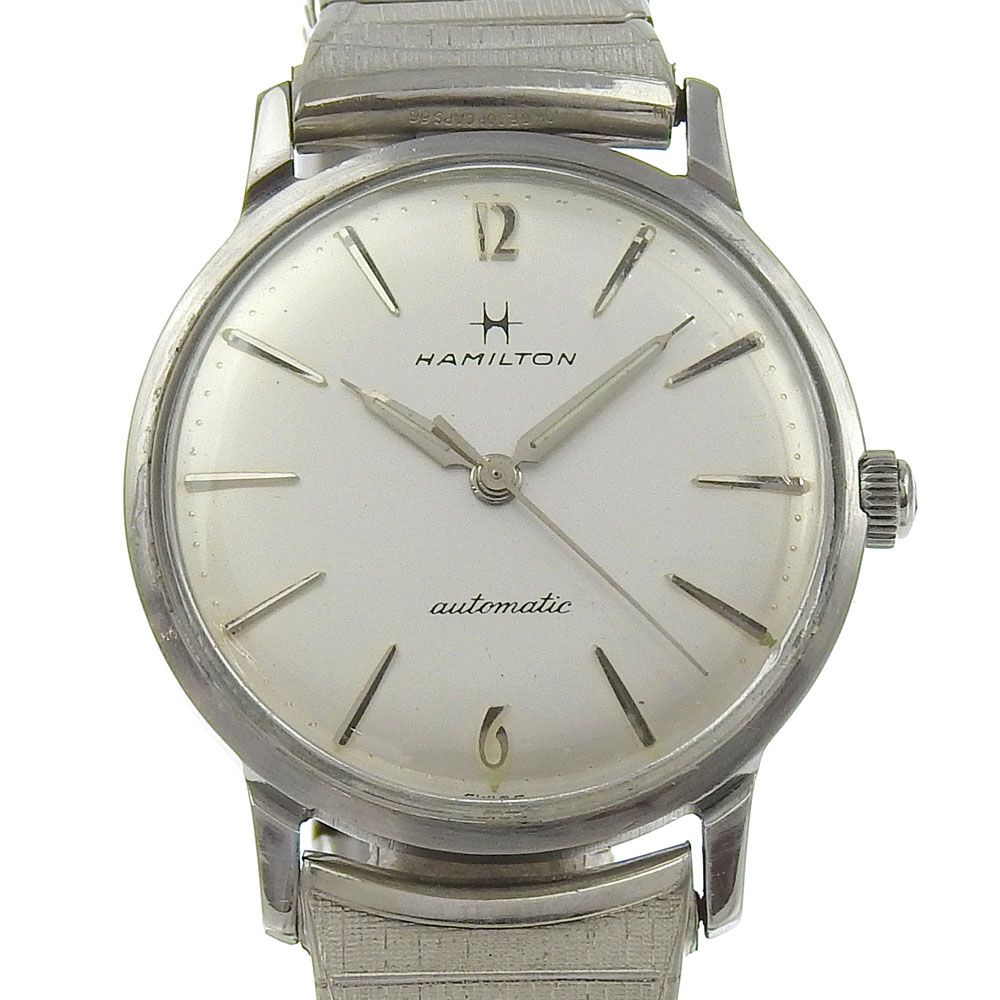 Hamilton 自動巻き時計 シルバー文字盤 Hamilton 自動巻き時計 シルバー文字盤 HAMILTON 自動巻き時計