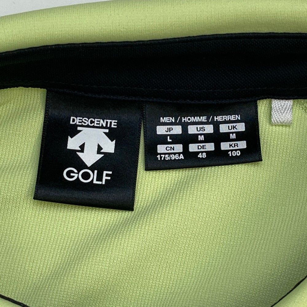 サイズ：L DESCENTE GOLF デサントゴルフ 半袖ポロシャツ