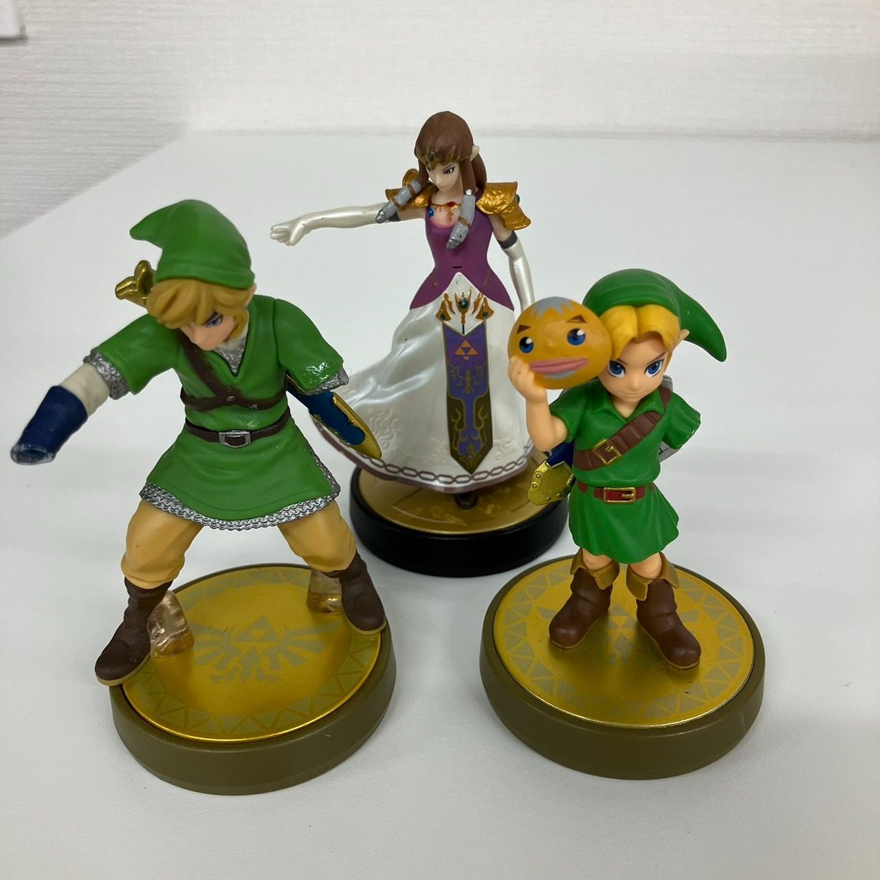 NG280 Q208-K44-5825 amiibo ゼルダの伝説 フィギュア 三体セット 本体のみ ゼルダ リンク ムジュラの仮面 - メルカリ