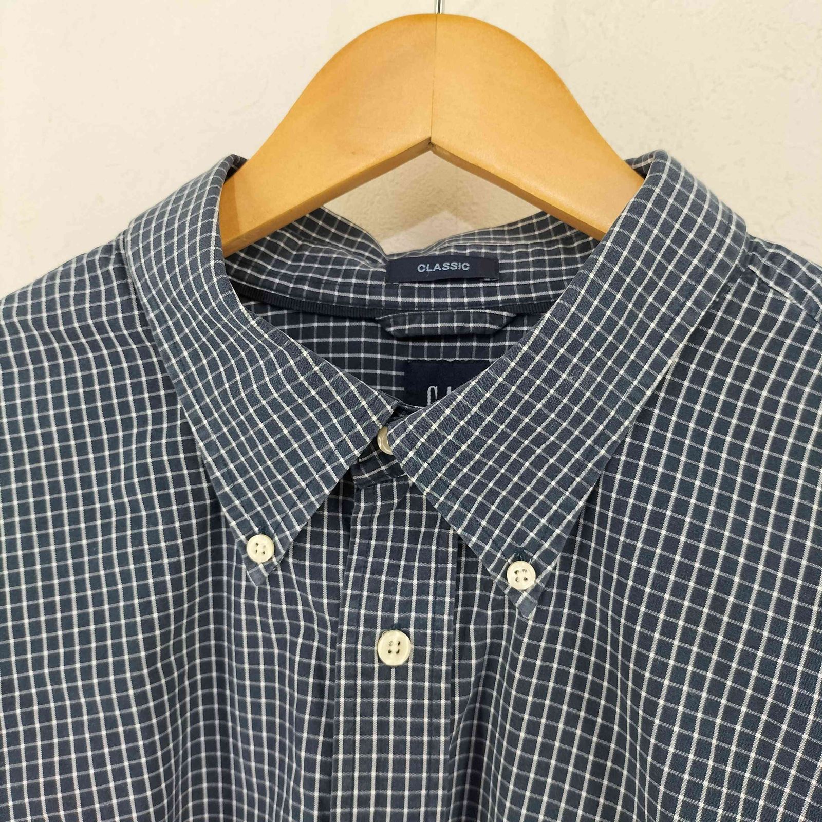 8G SHOOT ORGANIC PILE MOCK NECK SHIRT L ギャップ Gap OLD CLASSIC