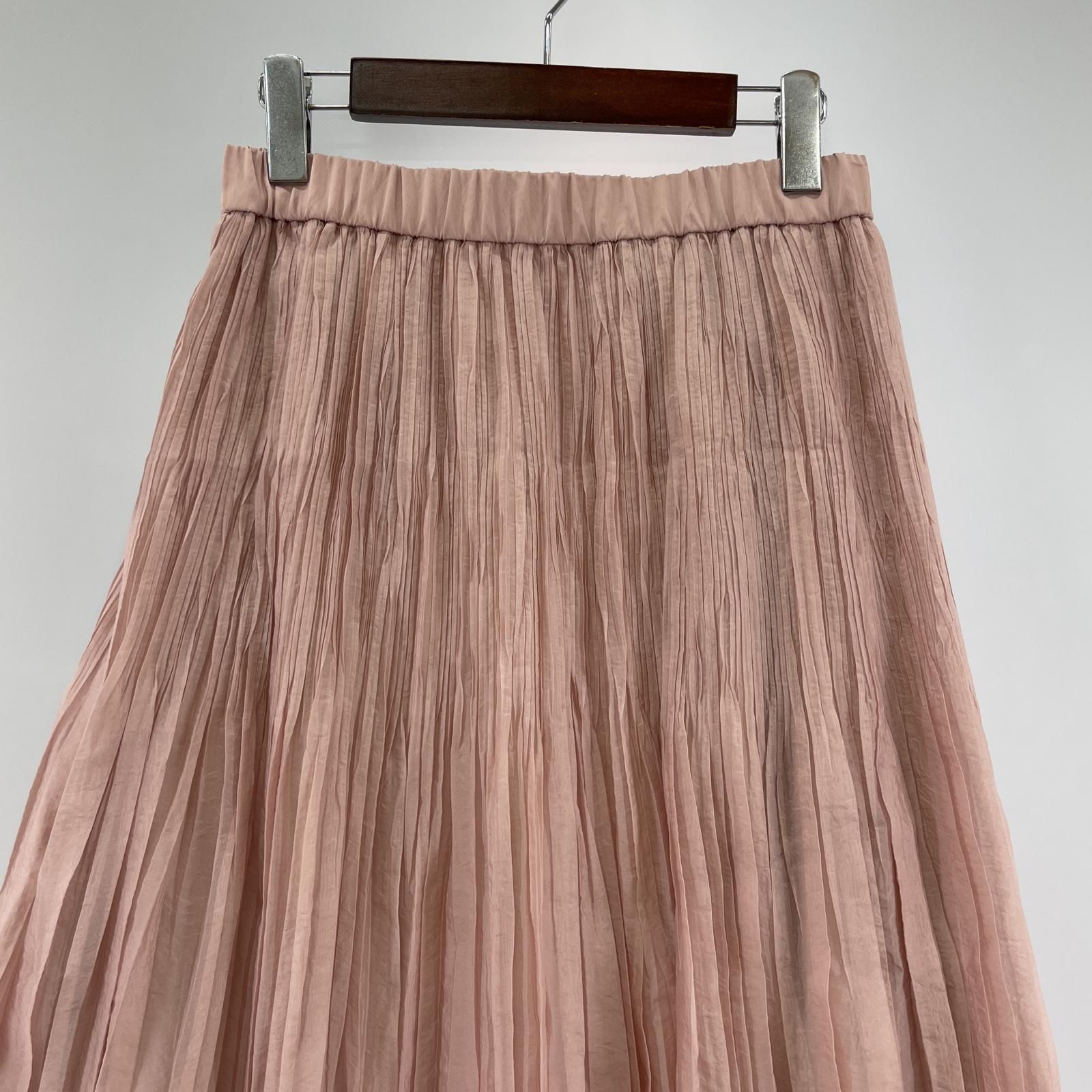 UNTITLED　スカート UNTITLED アンタイトル ワッシャープリーツロングスカート size2