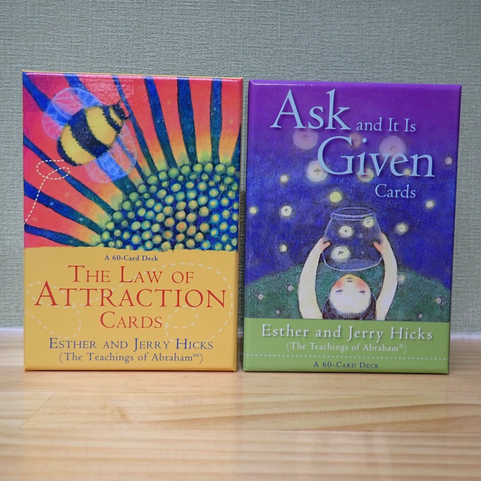 2404c1-3★【英語版】Ask And It Is Given Cards／The Law of Attraction Cards　オラクルカード　アファメーション