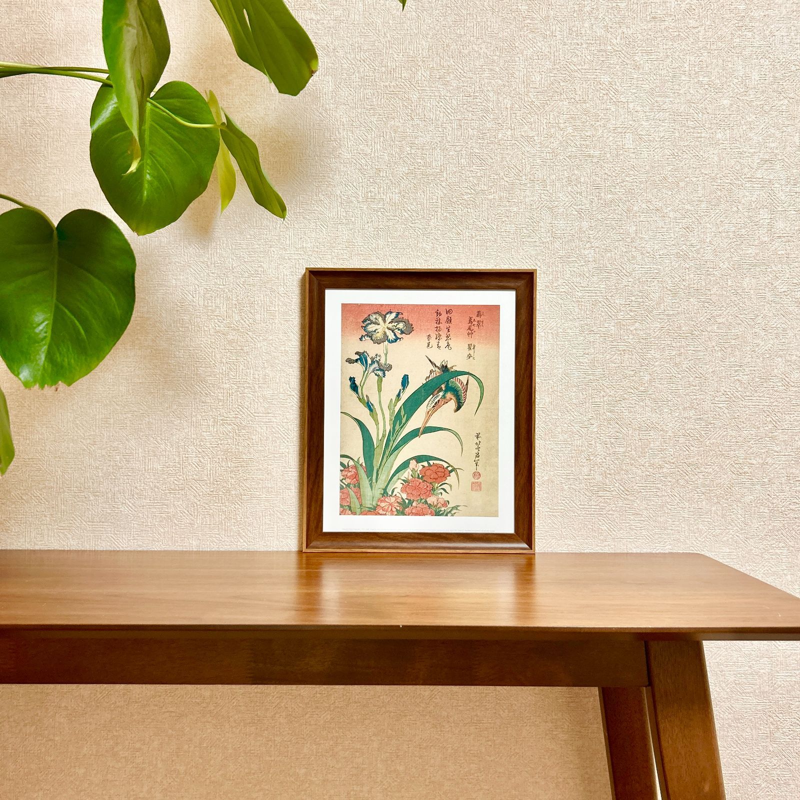 新品☆額絵☆ 新品☆額縁付アートポスター☆日本画☆侘び寂び☆雅☆風景画
