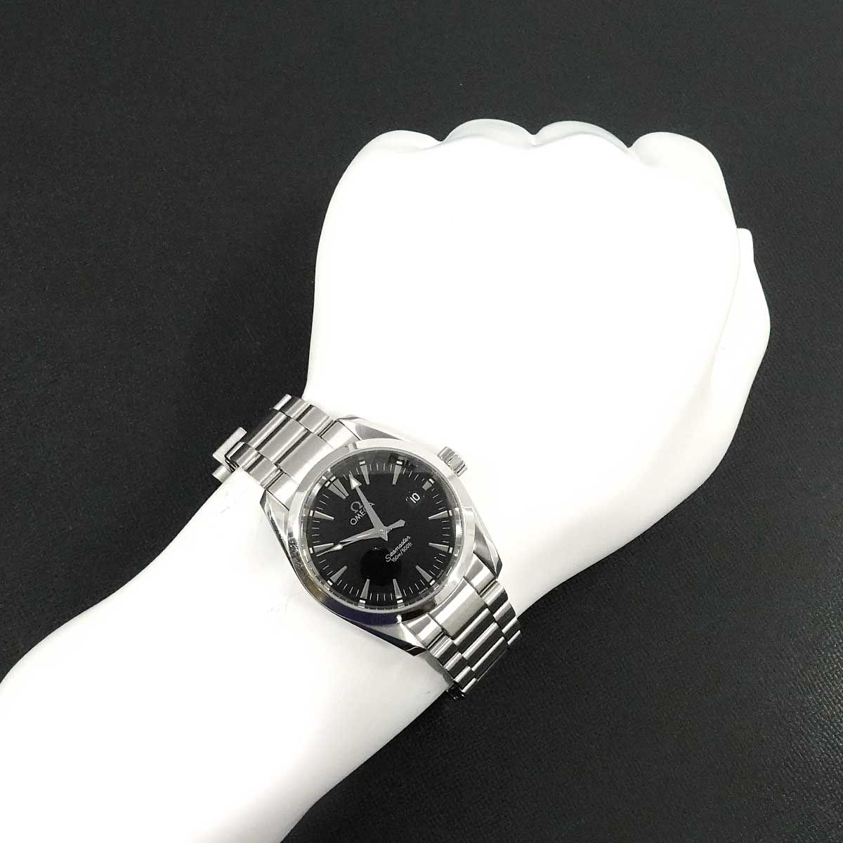オメガ OMEGA シーマスター アクアテラ 2518 50 メンズ 腕時計 デイト 