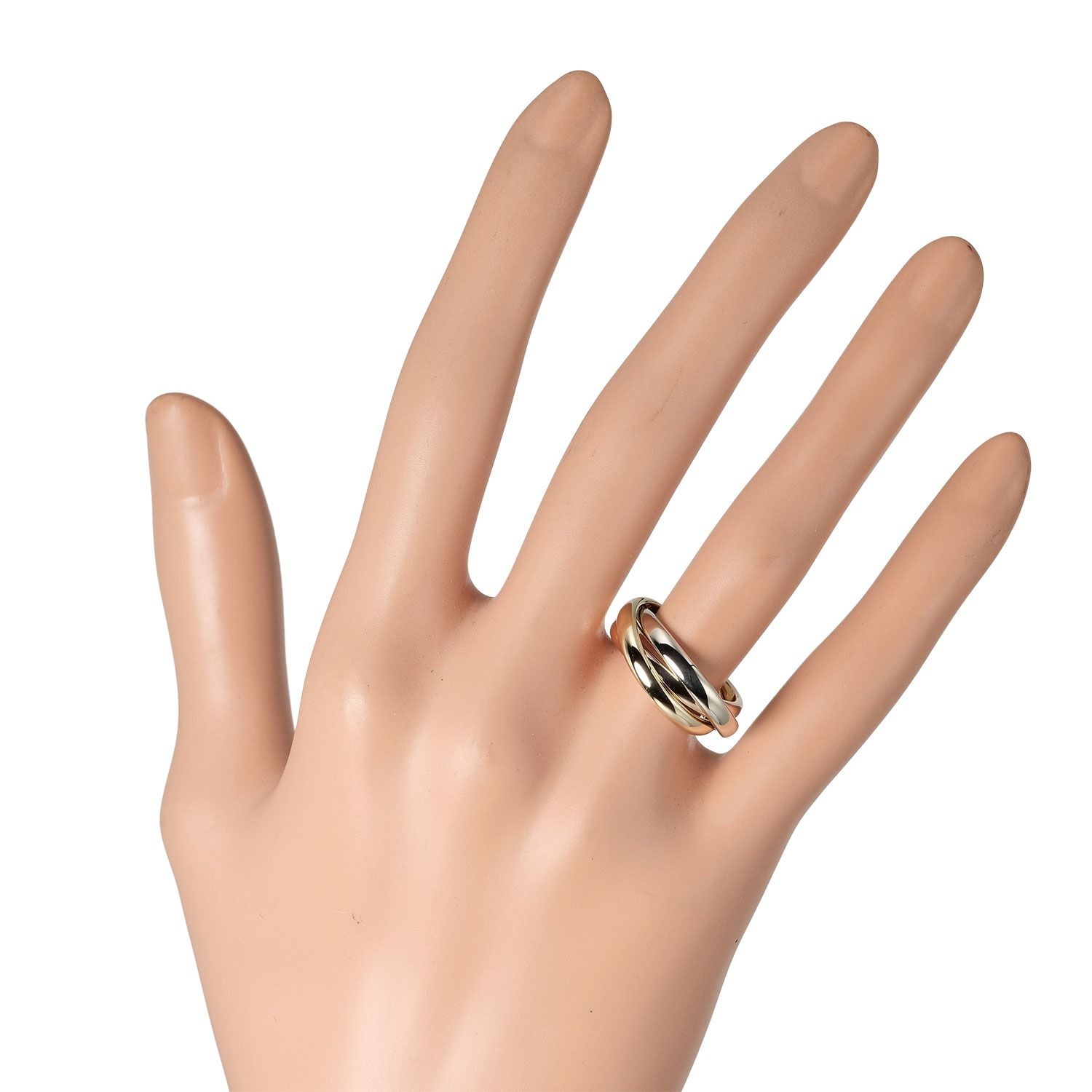 TIFFANY&Co.】ティファニー トリニティ 8.82g K14ゴールド×YG PG