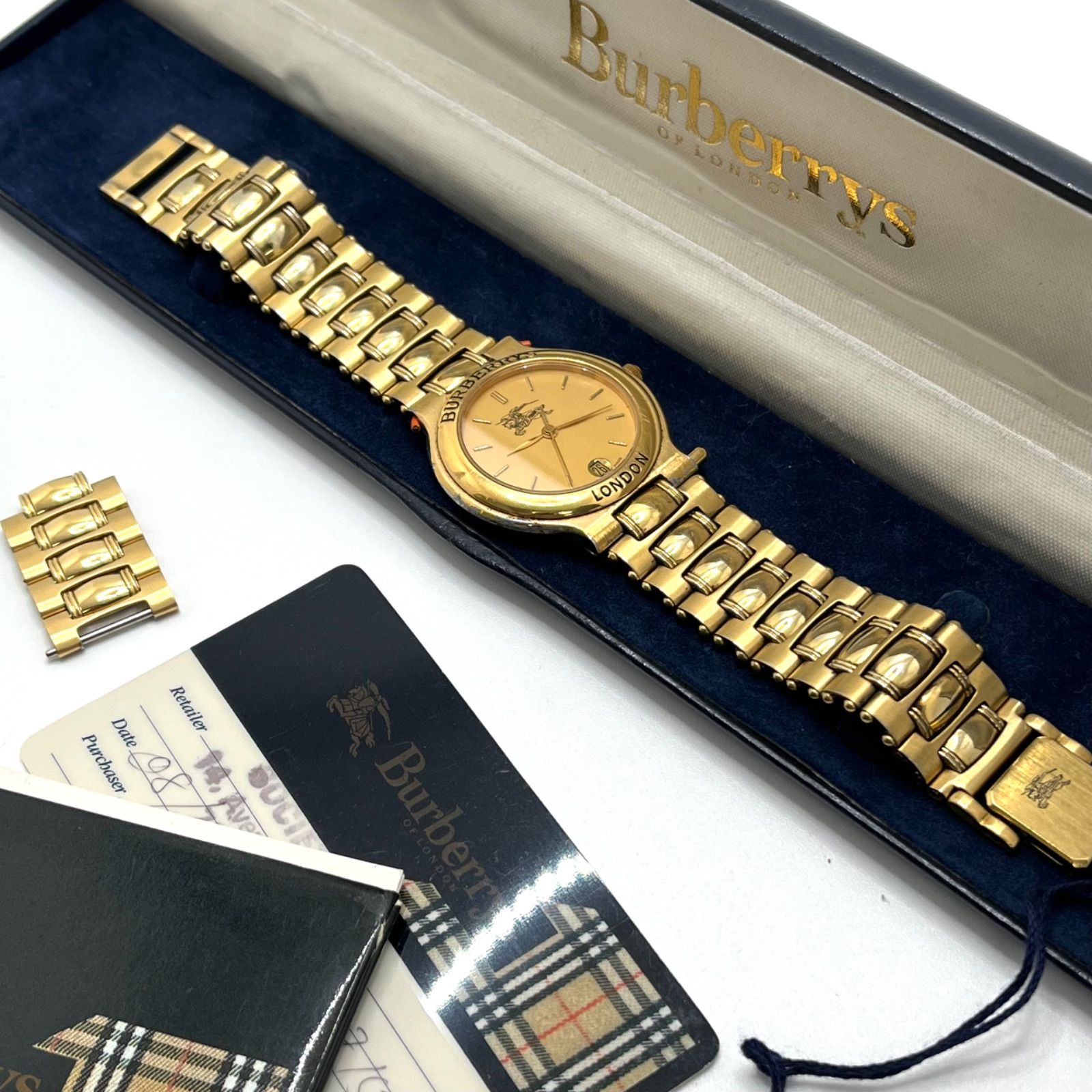 稼働品☆Burberrys OF LONDON(バーバリー) クォーツ 腕時計 11000G 