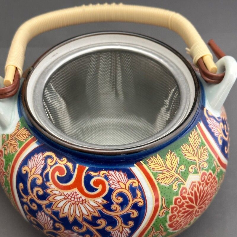 有田焼 古作 伊万里 金襴手 錦手 鳳凰 花鳥 吉祥図 大花瓶 極密