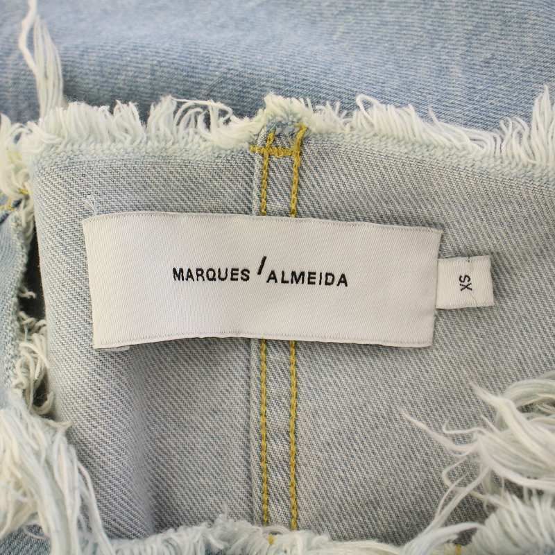マルケスアルメイダ ダメージデニム ワンピース マルケス アルメイダ Marques'Almeida デニムワンピース フレア
